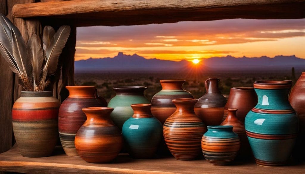 Vases on a window sill.